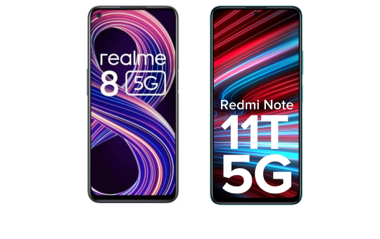 Redmi Note 11T 5G Vs Realme 8 5G