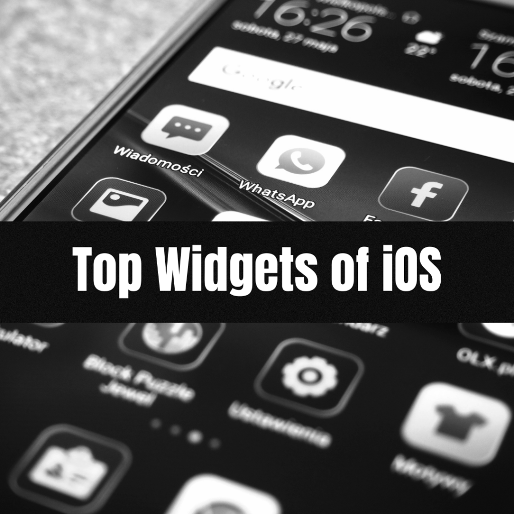 Top widgets of iOS
