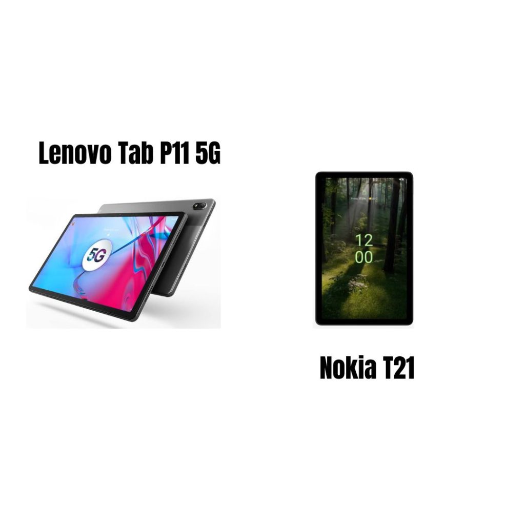 Lenovo Tab P11 5G Vs Nokia T21
